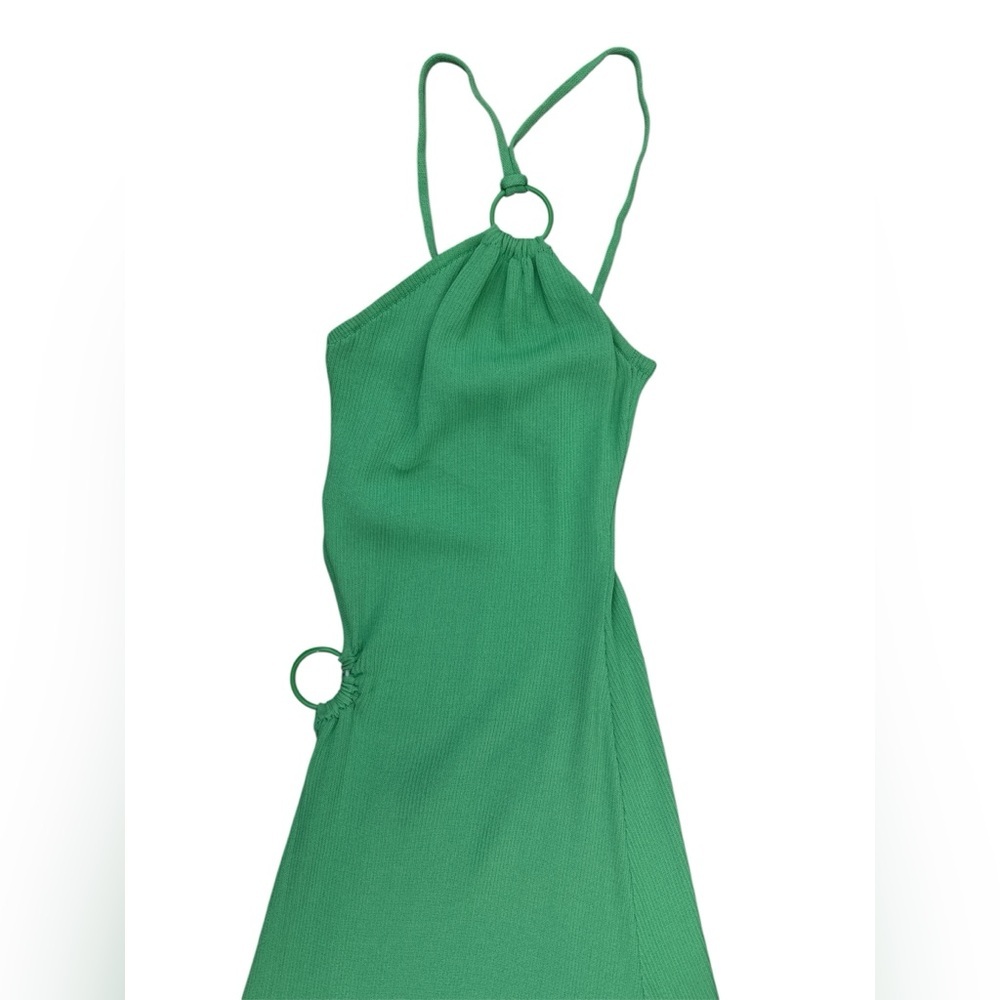 For Love & Lemons Keisha Maxi Dress Green Size Small - Picture 8 of 16